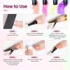 image:imageJODSONE 20 Glitter Color Gel Nail Polish Kit 3 Bottles of No Wipe Base Coat Glossy and Matte Top Coat Gel Polish Set High Shine Gorgeous20colorBGkit