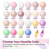 image:imageJODSONE 20 Glitter Color Gel Nail Polish Kit 3 Bottles of No Wipe Base Coat Glossy and Matte Top Coat Gel Polish Set High Shine Gorgeous20colorBGkit