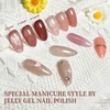 image:imageJODSONE 20 Glitter Color Gel Nail Polish Kit 3 Bottles of No Wipe Base Coat Glossy and Matte Top Coat Gel Polish Set High Shine Gorgeous20colorJellyset