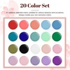 image:imageJODSONE 23 PCS Gel Nail Polish Set with Base Glossy and Matte Top Coat Multicolored Gel Nail Long Lasting Suitable for All Seasons20SET01A