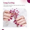 image:imageJODSONE 23 PCS Gel Nail Polish Set with Base Glossy and Matte Top Coat Multicolored Gel Nail Long Lasting Suitable for All Seasons32KIT 1G 05A