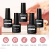 image:imageJODSONE 23 PCS Gel Nail Polish Set with Base Glossy and Matte Top Coat Multicolored Gel Nail Long Lasting Suitable for All Seasons32KIT 1G 05A