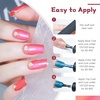 image:imageJODSONE 23 PCS Gel Nail Polish Set with Base Glossy and Matte Top Coat Multicolored Gel Nail Long Lasting Suitable for All Seasons32KIT 1G 10A