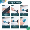 image:imageJODSONE 23 PCS Gel Nail Polish Set with Base Glossy and Matte Top Coat Multicolored Gel Nail Long Lasting Suitable for All Seasonswith glitter color series