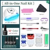 image:imageJODSONE 23 PCS Gel Nail Polish Set with Base Glossy and Matte Top Coat Multicolored Gel Nail Long Lasting Suitable for All Seasonswith glitter color series
