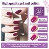 image:imageJODSONE 32 Colors Gel Nail Polish Kit with Base Coat Matte Glitter Top Coat Soak Off Manicure Tools Manicure Salon DIY at HomeB04