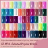 image:imageJODSONE 32 Colors Gel Nail Polish Kit with Base Coat Matte Glitter Top Coat Soak Off Manicure Tools Manicure Salon DIY at HomeB10