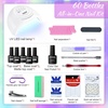 image:imageJODSONE 32 Colors Gel Nail Polish Kit with Base Coat Matte Glitter Top Coat Soak Off Manicure Tools Manicure Salon DIY at HomeB22