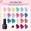 image:imageJODSONE 32 Colors Gel Nail Polish Kit with Base Coat Matte Glitter Top Coat Soak Off Manicure Tools Manicure Salon DIY at HomeB26