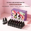 image:imageJODSONE 32 Colors Gel Nail Polish Kit with Base Coat Matte Glitter Top Coat Soak Off Manicure Tools Manicure Salon DIY at HomeB30