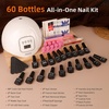 image:imageJODSONE 32 Colors Gel Nail Polish Kit with Base Coat Matte Glitter Top Coat Soak Off Manicure Tools Manicure Salon DIY at HomeB32
