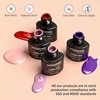 image:imageJODSONE 32 Colors Gel Nail Polish Kit with Base Coat Matte Glitter Top Coat Soak Off Manicure Tools Manicure Salon DIY at HomeB32