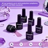 image:imageJODSONE 32 Colors Gel Nail Polish Kit with Base Coat Matte Glitter Top Coat Soak Off Manicure Tools Manicure Salon DIY at HomeB33