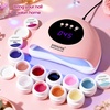image:imageJODSONE 32 Colors Solid Paint Nail Art Gel Polish Set painting Drawing Gel Nail Polish for DIY Nails Art Design32ColorKit1