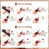 image:imageJODSONE 32 Colors Solid Paint Nail Art Gel Polish Set painting Drawing Gel Nail Polish for DIY Nails Art Design32ColorSet1