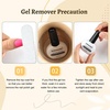 image:imageJODSONE 3Pcs 10ml Top and Base Coat Gel Nail Remover Set Gel Nail Remover for Quick and Easy at Home Removal U V Light Curing Required3Pcs 10MLTop Base Remover Set
