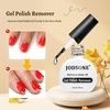 image:imageJODSONE 3Pcs 10ml Top and Base Coat Gel Nail Remover Set Gel Nail Remover for Quick and Easy at Home Removal U V Light Curing Required3Pcs 10MLTop Base Remover Set