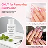 image:imageJODSONE 3Pcs 10ml Top and Base Coat Gel Nail Remover Set Gel Nail Remover for Quick and Easy at Home Removal U V Light Curing RequiredR0002