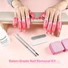 image:imageJODSONE 3Pcs 10ml Top and Base Coat Gel Nail Remover Set Gel Nail Remover for Quick and Easy at Home Removal U V Light Curing RequiredR0002