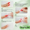 image:imageJODSONE 3Pcs 10ml Top and Base Coat Gel Nail Remover Set Gel Nail Remover for Quick and Easy at Home Removal U V Light Curing RequiredR0004