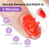 image:imageJODSONE 3Pcs 10ml Top and Base Coat Gel Nail Remover Set Gel Nail Remover for Quick and Easy at Home Removal U V Light Curing RequiredR0007