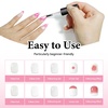 image:imageJODSONE 3Pcs 165ml Top Coat And Base Coat Set with Blooming Gel No Wipe Top Coat Base Blooming Gel for Spreading Effect Print Nail Painting Need U V Lamp Cured100ML Blooming Gel Refill