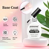 image:imageJODSONE 3Pcs 165ml Top Coat And Base Coat Set with Blooming Gel No Wipe Top Coat Base Blooming Gel for Spreading Effect Print Nail Painting Need U V Lamp Cured165ML Blooming Gel  BT