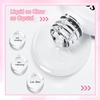 image:imageJODSONE 3Pcs 165ml Top Coat And Base Coat Set with Blooming Gel No Wipe Top Coat Base Blooming Gel for Spreading Effect Print Nail Painting Need U V Lamp Cured165ML Blooming Gel