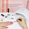 image:imageJODSONE 3Pcs 165ml Top Coat And Base Coat Set with Blooming Gel No Wipe Top Coat Base Blooming Gel for Spreading Effect Print Nail Painting Need U V Lamp Cured165ML Blooming Gel  BT