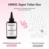 image:imageJODSONE 3Pcs 165ml Top Coat And Base Coat Set with Blooming Gel No Wipe Top Coat Base Blooming Gel for Spreading Effect Print Nail Painting Need U V Lamp Cured100ML Blooming Gel Refill