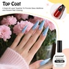 image:imageJODSONE 3Pcs 165ml Top Coat and Base Coat Set with Gel Nail Remover No Wipe Top Coat Base Need U V Lamp Cured Gel Nail Remover for Quick and Easy Removal At HomeGN007