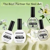 image:imageJODSONE 3Pcs 165ml Top Coat and Base Coat Set with Gel Nail Remover No Wipe Top Coat Base Need U V Lamp Cured Gel Nail Remover for Quick and Easy Removal At HomeGN006
