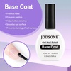 image:imageJODSONE 3Pcs 165ml Top Coat and Base Coat Set with Gel Nail Remover No Wipe Top Coat Base Need U V Lamp Cured Gel Nail Remover for Quick and Easy Removal At HomeGN001
