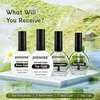 image:imageJODSONE 3Pcs 165ml Top Coat and Base Coat Set with Gel Nail Remover No Wipe Top Coat Base Need U V Lamp Cured Gel Nail Remover for Quick and Easy Removal At HomeGN006