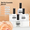 image:imageJODSONE 3Pcs 165ml Top Coat and Base Coat Set with Gel Nail Remover No Wipe Top Coat Base Need U V Lamp Cured Gel Nail Remover for Quick and Easy Removal At HomeGN011