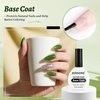 image:imageJODSONE 3Pcs 165ml Top Coat and Base Coat Set with Gel Nail Remover No Wipe Top Coat Base Need U V Lamp Cured Gel Nail Remover for Quick and Easy Removal At HomeGN009