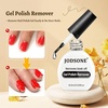 image:imageJODSONE 3Pcs 165ml Top Coat and Base Coat Set with Gel Nail Remover No Wipe Top Coat Base Need U V Lamp Cured Gel Nail Remover for Quick and Easy Removal At HomeGN010