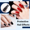 image:imageJODSONE 3Pcs 165ml Top Coat and Base Coat Set with Gel Nail Remover No Wipe Top Coat Base Need U V Lamp Cured Gel Nail Remover for Quick and Easy Removal At HomeGN008