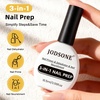 image:imageJODSONE 3Pcs 165ml Top Coat and Base Coat Set with Gel Nail Remover No Wipe Top Coat Base Need U V Lamp Cured Gel Nail Remover for Quick and Easy Removal At HomeGN015