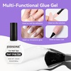 image:imageJODSONE 3Pcs 165ml Top Coat and Base Coat Set with Gel Nail Remover No Wipe Top Coat Base Need U V Lamp Cured Gel Nail Remover for Quick and Easy Removal At HomeGN001