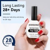 image:imageJODSONE 3Pcs 165ml Top Coat and Base Coat Set with Gel Nail Remover No Wipe Top Coat Base Need U V Lamp Cured Gel Nail Remover for Quick and Easy Removal At HomeGN008