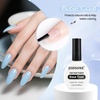 image:imageJODSONE 3Pcs 165ml Top Coat and Base Coat Set with Gel Nail Remover No Wipe Top Coat Base Need U V Lamp Cured Gel Nail Remover for Quick and Easy Removal At HomeGN003