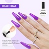image:imageJODSONE 3Pcs 165ml Top Coat and Base Coat Set with Gel Nail Remover No Wipe Top Coat Base Need U V Lamp Cured Gel Nail Remover for Quick and Easy Removal At HomeGN005