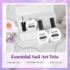 image:imageJODSONE 3Pcs 165ml Top Coat and Base Coat Set with Gel Nail Remover No Wipe Top Coat Base Need U V Lamp Cured Gel Nail Remover for Quick and Easy Removal At HomeGN002