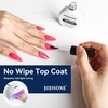 image:imageJODSONE 3Pcs 165ml Top Coat and Base Coat Set with Gel Nail Remover No Wipe Top Coat Base Need U V Lamp Cured Gel Nail Remover for Quick and Easy Removal At HomeGN008