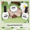 image:imageJODSONE 3Pcs 165ml Top Coat and Base Coat Set with Gel Nail Remover No Wipe Top Coat Base Need U V Lamp Cured Gel Nail Remover for Quick and Easy Removal At HomeGN009