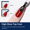 image:imageJODSONE 3Pcs 165ml Top Coat and Base Coat Set with Gel Nail Remover No Wipe Top Coat Base Need U V Lamp Cured Gel Nail Remover for Quick and Easy Removal At HomeGN008