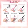 image:imageJODSONE 3pcs 10ml Base Top Coat Blooming Gel Set No Wipe for Gradient and Watercolor Nail Art Blooming Gel Creates Spreading Effects Requires U V Lamp CuringB002