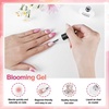 image:imageJODSONE 3pcs 10ml Base Top Coat Blooming Gel Set No Wipe for Gradient and Watercolor Nail Art Blooming Gel Creates Spreading Effects Requires U V Lamp CuringB002