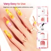 image:imageJODSONE 3pcs 10ml Base Top Coat Blooming Gel Set No Wipe for Gradient and Watercolor Nail Art Blooming Gel Creates Spreading Effects Requires U V Lamp Curing10ml Blooming Gel Nail Polish Single